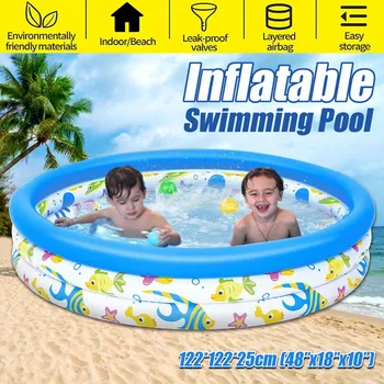 122x25cm Tub Baby Round Kids Swimming Pool Inflatable pool Safety frame Floating Thickened Ocean Ball Infant Pool Water play
122x25cm Tub Baby Round Kids Swimming Pool Inflatable pool Safety frame Floating Thickened Ocean Ball Infant Pool Water play