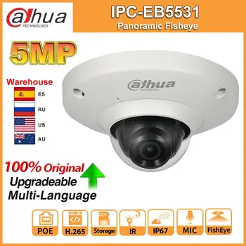 Original Dahua IPC-EB5531 5MP IPC Panoramic Fisheye IP camera POE Built-in Mic SD Card Slot H.265 Smart Detect Onvif IP67
Original Dahua IPC-EB5531 5MP IPC Panoramic Fisheye IP camera POE Built-in Mic SD Card Slot H.265 Smart Detect Onvif IP67