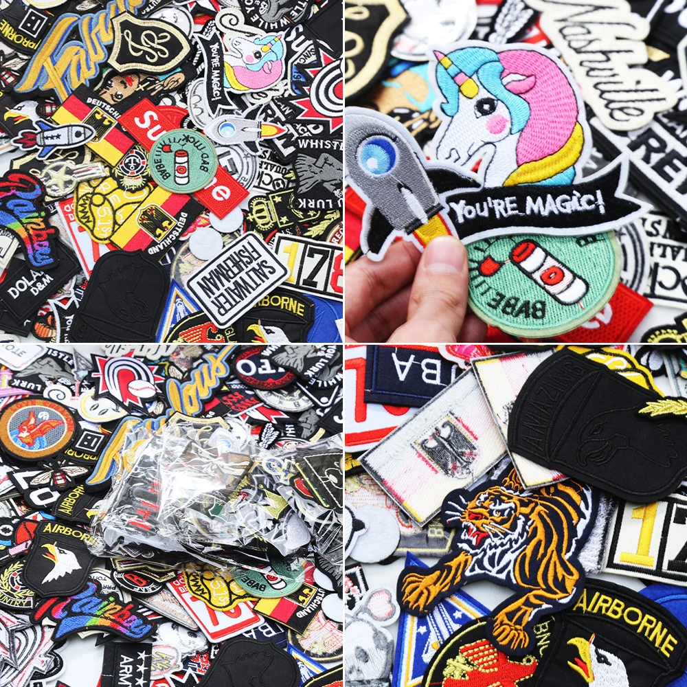 30Pcs Wholesale Mix Size Random Iron On Clothes Patches Embroidered Badge For Clothing DIY Accessory
30Pcs Wholesale Mix Size Random Iron On Clothes Patches Embroidered Badge For Clothing DIY Accessory