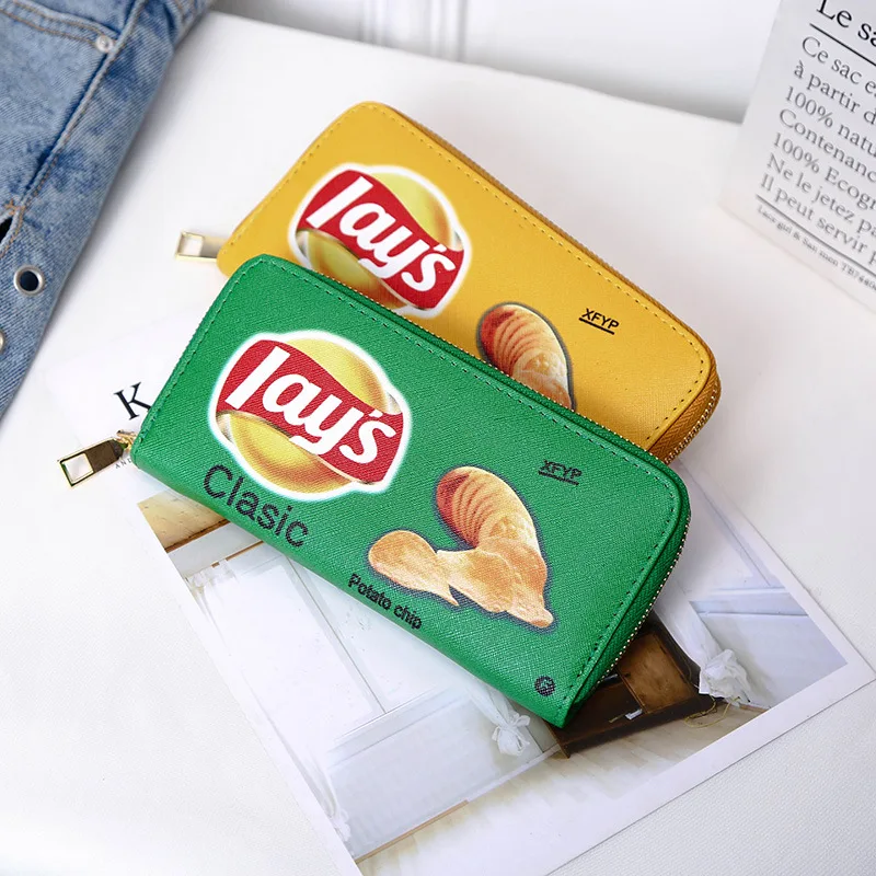 2020 New Women's Wallets Funny Potato Chips Wallets Ladies Casual Mid-length Multi-card Pocket Wallets Fashion Women's Bags
2020 New Women's Wallets Funny Potato Chips Wallets Ladies Casual Mid-length Multi-card Pocket Wallets Fashion Women's Bags