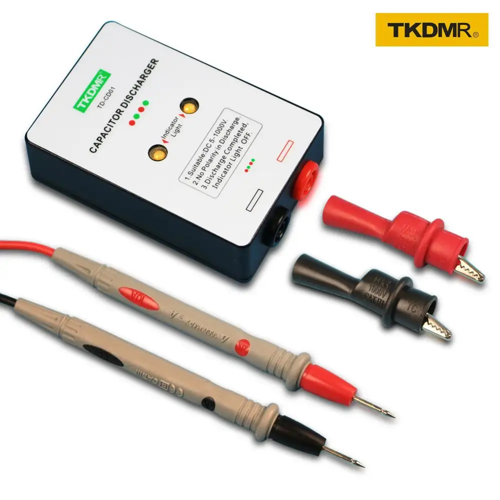 TKDMR Hot Sale DC 5-1000V Sparkpen Capacitor Discharge Pen +LED Light & Sound 4RD Pen Discharger Protection New
TKDMR Hot Sale DC 5-1000V Sparkpen Capacitor Discharge Pen +LED Light & Sound 4RD Pen Discharger Protection New