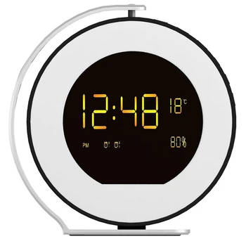 Wireless Music Led Alarm Clock Mini Bluetooth Sound Box Fm Radio Time Display Table Desktop Clocks Portable Clock
Wireless Music Led Alarm Clock Mini Bluetooth Sound Box Fm Radio Time Display Table Desktop Clocks Portable Clock