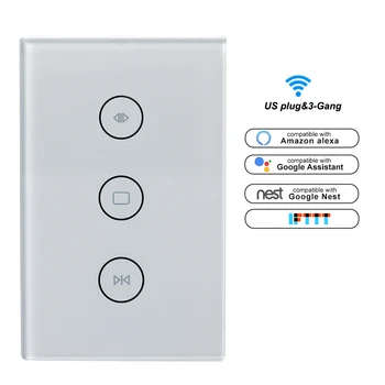 Voice Control WiFi Smart Curtain Switch for Electric Motorized Curtain Blind Roller Shutter Works with Alexa and Google Home
Voice Control WiFi Smart Curtain Switch for Electric Motorized Curtain Blind Roller Shutter Works with Alexa and Google Home