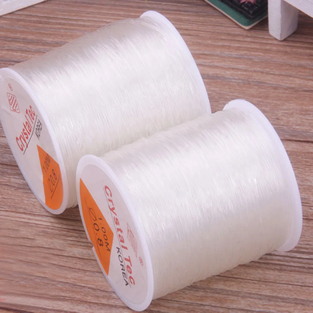 0.8mm Transparent Stretch Elastic Crystal Line Beading Rope String Cord/String/Thread DIY Handmade Bracelet Necklace Accessories
0.8mm Transparent Stretch Elastic Crystal Line Beading Rope String Cord/String/Thread DIY Handmade Bracelet Necklace Accessories