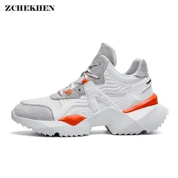 Hip Hop Dance Street Chunky Sneakers Men Thick Bottom Mesh Casual Shoes Men White Fashion Tenis Masculino Adulto Sneakers
Hip Hop Dance Street Chunky Sneakers Men Thick Bottom Mesh Casual Shoes Men White Fashion Tenis Masculino Adulto Sneakers