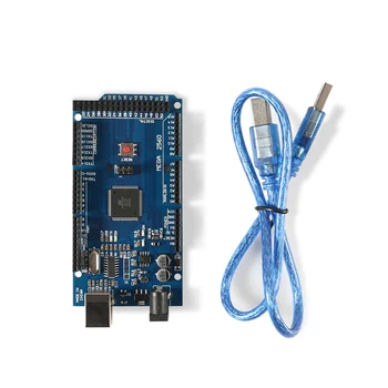 MEGA2560 Mega 2560 R3 REV3 ATmega2560-16AU CH340G AVR Board ON USB Cable Compatible For arduino Mega 2560 R3 Development Board
MEGA2560 Mega 2560 R3 REV3 ATmega2560-16AU CH340G AVR Board ON USB Cable Compatible For arduino Mega 2560 R3 Development Board