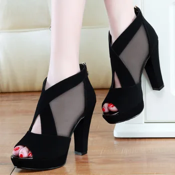 2020 Summer mesh Peep Toe sandals sexy heels single shoes women shoes in Europe and America spring and summer gauze mujer
2020 Summer mesh Peep Toe sandals sexy heels single shoes women shoes in Europe and America spring and summer gauze mujer