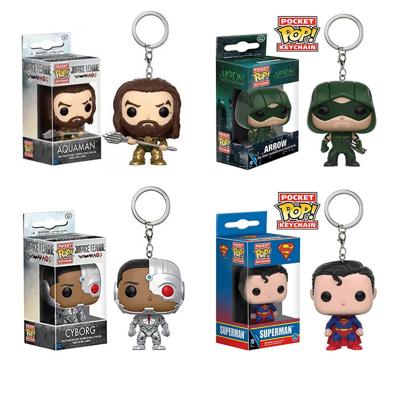 Funko Pop Aquaman Green Arrow Superman Steel Bone Key Ring Pendant Action Figure Key Ring Collectible Model Toy
Funko Pop Aquaman Green Arrow Superman Steel Bone Key Ring Pendant Action Figure Key Ring Collectible Model Toy