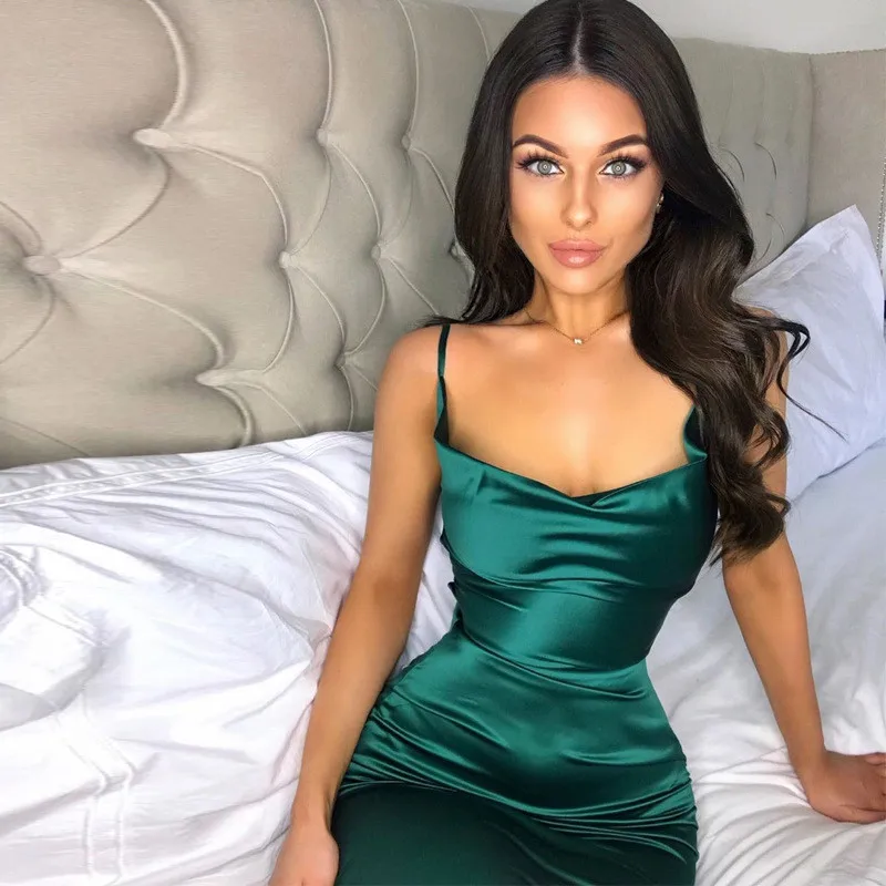 slip satin midi dress14