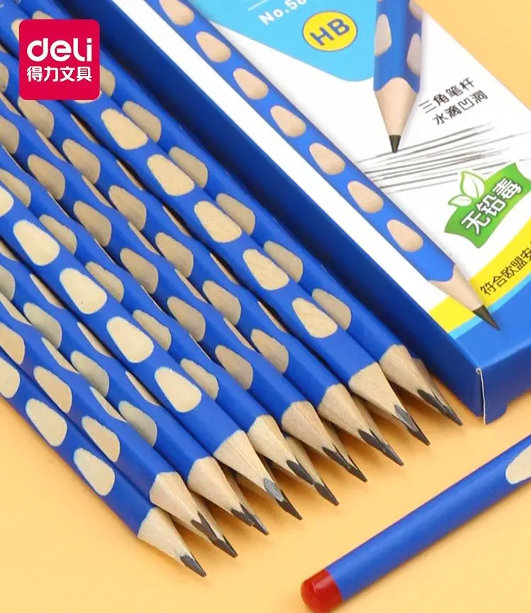 Deli 12pcst/Set Drawing Pencil 2B HB Triangle Wood Pencils Correct Children's Writing Stationery School Supplies
Deli 12pcst/Set Drawing Pencil 2B HB Triangle Wood Pencils Correct Children's Writing Stationery School Supplies