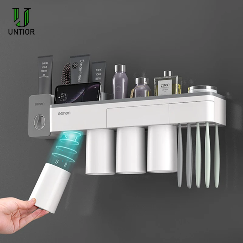 UNTIOR Magnetic Adsorption Inverted Toothbrush Holder Makeup Cleanser Phone Toothpaste Bathroom Storage Wall Mount Bathroom Set
UNTIOR Magnetic Adsorption Inverted Toothbrush Holder Makeup Cleanser Phone Toothpaste Bathroom Storage Wall Mount Bathroom Set