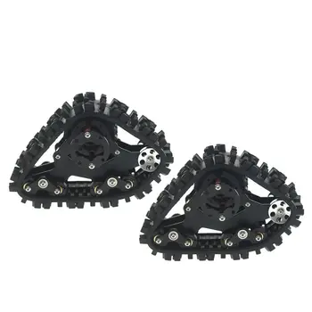 Aluminum Alloy Black RC Tracks Wheel Sandmobile Conversion Snow Tire for 1/10 SCX10 D90 Car
Aluminum Alloy Black RC Tracks Wheel Sandmobile Conversion Snow Tire for 1/10 SCX10 D90 Car