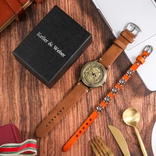 Watch with Bracelet for Men Bronze Vintage Embossed Skull Leather Waterproof Calendar Men Quartz Wristwatches Luxury Gift Set
Watch with Bracelet for Men Bronze Vintage Embossed Skull Leather Waterproof Calendar Men Quartz Wristwatches Luxury Gift Set