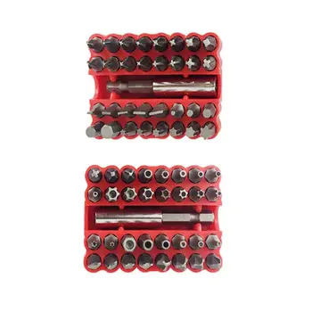 33pcs Security Bit Set with Magnetic Extension Bit Holder Tamper Proof Hex Star Screwdriver Bits Set E7CB
33pcs Security Bit Set with Magnetic Extension Bit Holder Tamper Proof Hex Star Screwdriver Bits Set E7CB