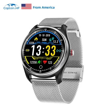 US Captain HF Smart Watch Heart Rate Pedometer ECG Blood Pressure Monitor Sports Fitness,Medical grade health smart Watch
US Captain HF Smart Watch Heart Rate Pedometer ECG Blood Pressure Monitor Sports Fitness,Medical grade health smart Watch