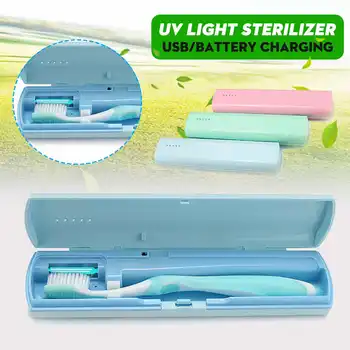 Portable Toothbrush Sterilizer Toothbrush Clean Antibacterial Box UV Light Disinfection Case for Travel USB / Battery Charging
Portable Toothbrush Sterilizer Toothbrush Clean Antibacterial Box UV Light Disinfection Case for Travel USB / Battery Charging