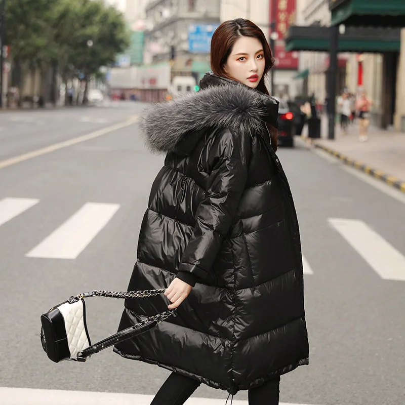 White Duck Down Jacket Puffer Jacket Women Raccoon Fur Collar Down Coat Winter Coat Women Warm Parka Casaco 9623 YY1242
White Duck Down Jacket Puffer Jacket Women Raccoon Fur Collar Down Coat Winter Coat Women Warm Parka Casaco 9623 YY1242
