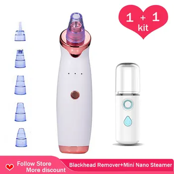 Vacuum Blackhead Remover Face Deep Nose Cleaner T Zone Pore Acne Pimple Removal Suction Facial Diamond Beauty Clean Skin Tool
Vacuum Blackhead Remover Face Deep Nose Cleaner T Zone Pore Acne Pimple Removal Suction Facial Diamond Beauty Clean Skin Tool