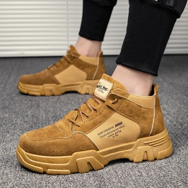 2019 Autumn & Winter Hight-top Martin Boots British Style Men Casual Short Boots Desert Worker Boot MEN'S SHOES
2019 Autumn & Winter Hight-top Martin Boots British Style Men Casual Short Boots Desert Worker Boot MEN'S SHOES