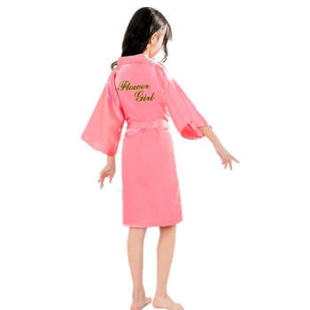 Elegant Solid Children Wedding Robe Summmer New Short Kimono Robe Satin Soft Bathrobe Gown Half Sleeve Nightgown Sleepwear
Elegant Solid Children Wedding Robe Summmer New Short Kimono Robe Satin Soft Bathrobe Gown Half Sleeve Nightgown Sleepwear