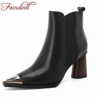 FACNDINLL new 2019 autumn hot sale women ankle boots genuine leather sexy high heels pointed toe shoes woman dress party shoes
FACNDINLL new 2019 autumn hot sale women ankle boots genuine leather sexy high heels pointed toe shoes woman dress party shoes