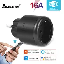 EU Smart Socket WIFi Smart Plug With Tuya Smart Life Power Timer Voice Control 16A Surge protector Work For Alexa Google Home
EU Smart Socket WIFi Smart Plug With Tuya Smart Life Power Timer Voice Control 16A Surge protector Work For Alexa Google Home