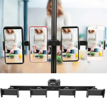 Multi-Clip Live Holder Four Fixed Clip Phone Live Broadcast Stand Adjustable Angle Mobile Phone Support
Multi-Clip Live Holder Four Fixed Clip Phone Live Broadcast Stand Adjustable Angle Mobile Phone Support