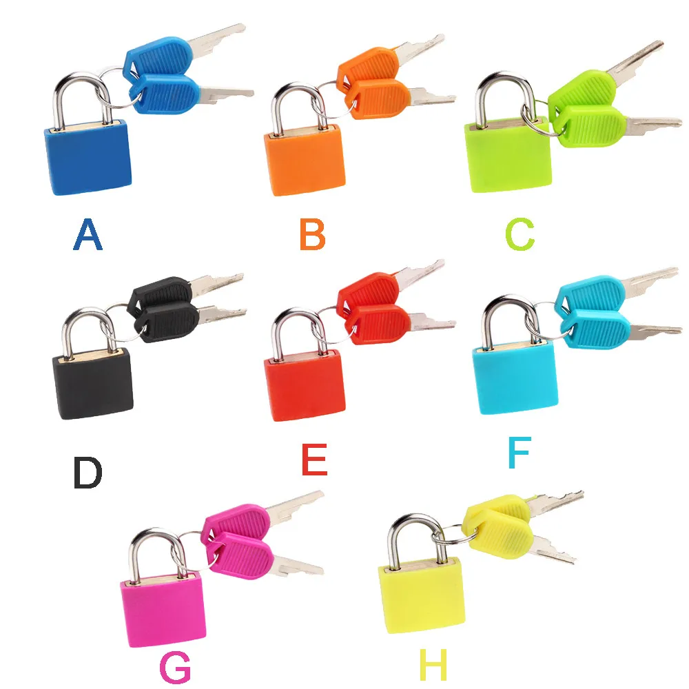 Metal and plastic Small Mini Strong Steel Padlock Travel Suitcase Diary Lock With 2 Keys Colored plastic case padlock G815
Metal and plastic Small Mini Strong Steel Padlock Travel Suitcase Diary Lock With 2 Keys Colored plastic case padlock G815