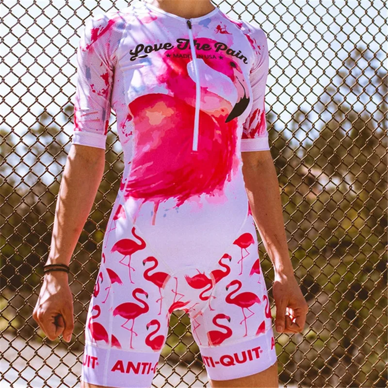 LOVE THE PAIN Cycling skinsuit women's short sleeve bike wear jumpsuit bicycle set roadbike mtb clothing bike go pro bicicleta
LOVE THE PAIN Cycling skinsuit women's short sleeve bike wear jumpsuit bicycle set roadbike mtb clothing bike go pro bicicleta