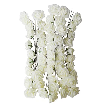 1 X Artificial 10 pieces Bouquets of flowers Rose white Deco Wedding House 
1 X Artificial 10 pieces Bouquets of flowers Rose white Deco Wedding House