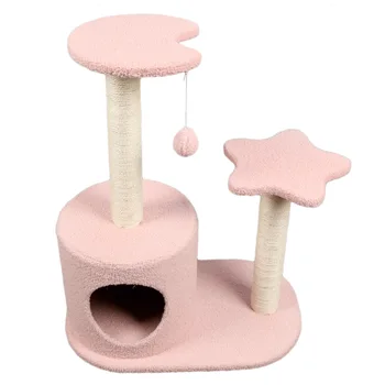 Cat climbing frame four seasons can be used cat litter cat tree sisal pet cat toy cat jumping platform strong scratch resistance 
Cat climbing frame four seasons can be used cat litter cat tree sisal pet cat toy cat jumping platform strong scratch resistance