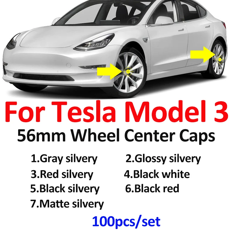 100pcs/set Wholesale For Tesla Model 3 Car Wheel Center Cap Hub Covers XWC1385-01 2.2inch 56mm 57mm ABS Car Styling Red/Black
100pcs/set Wholesale For Tesla Model 3 Car Wheel Center Cap Hub Covers XWC1385-01 2.2inch 56mm 57mm ABS Car Styling Red/Black