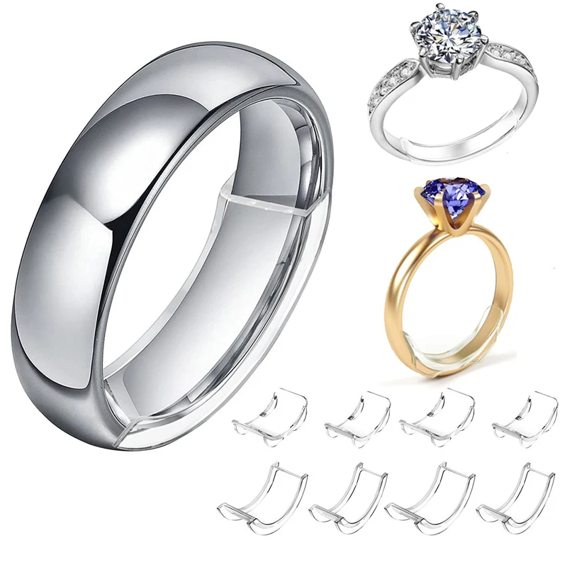 8 Sizes Silicone Invisible Clear Ring Size Adjuster Resizer Loose Rings Reducer Ring Sizer Fit Any Rings Jewelry Tools
8 Sizes Silicone Invisible Clear Ring Size Adjuster Resizer Loose Rings Reducer Ring Sizer Fit Any Rings Jewelry Tools