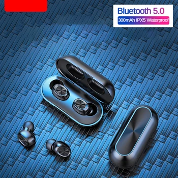 Geartronics B5 TWS Bluetooth Wireless Earphone 5.0 Touch Control Earbuds Waterproof 9D Stereo Music Headset 300mAh Power Bank
Geartronics B5 TWS Bluetooth Wireless Earphone 5.0 Touch Control Earbuds Waterproof 9D Stereo Music Headset 300mAh Power Bank