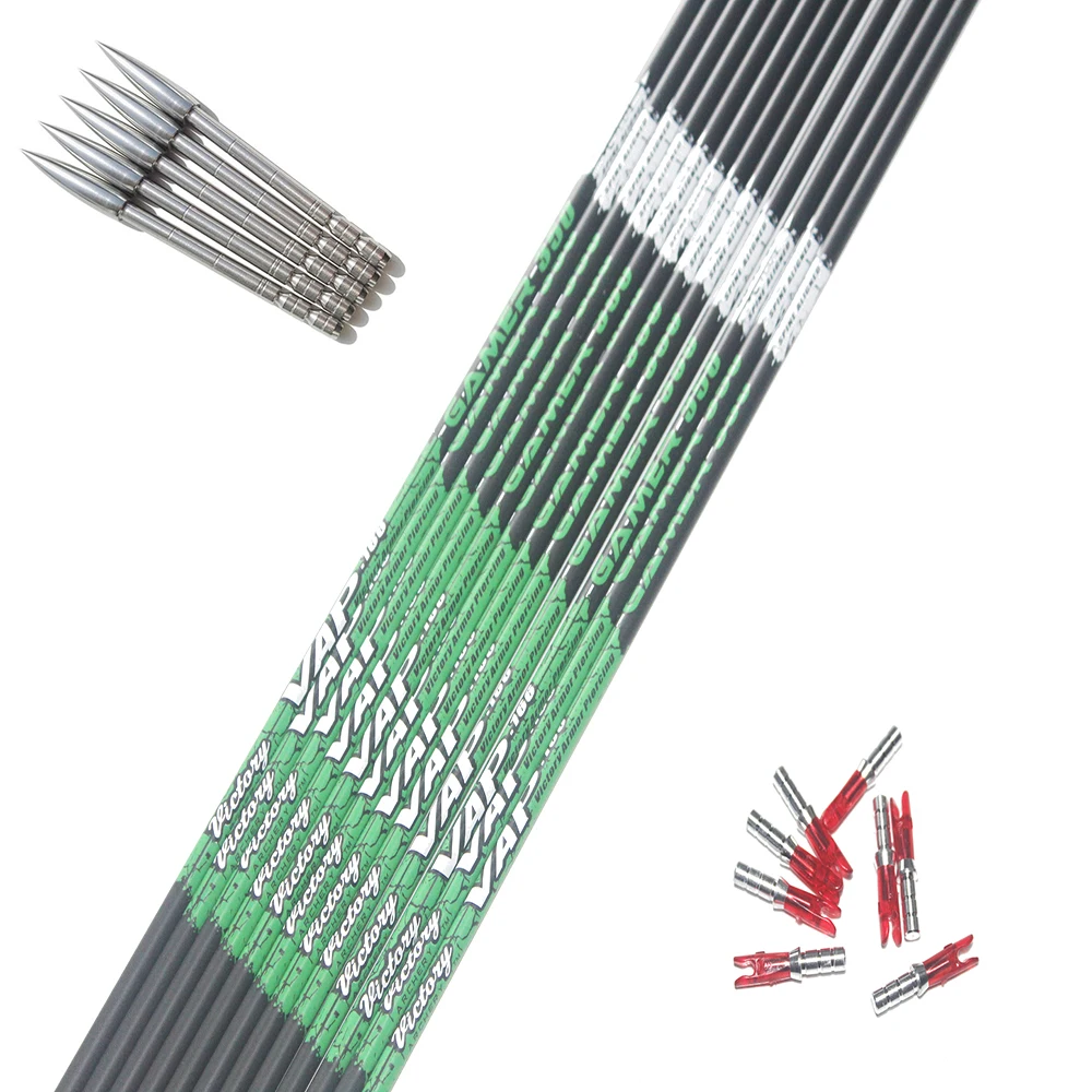 12pcs Archery carbon arrow shafts spine350 400 500 ID4.2mm+12pcs pin nock+12pcs Stainless steel target point for DIY shooting
12pcs Archery carbon arrow shafts spine350 400 500 ID4.2mm+12pcs pin nock+12pcs Stainless steel target point for DIY shooting