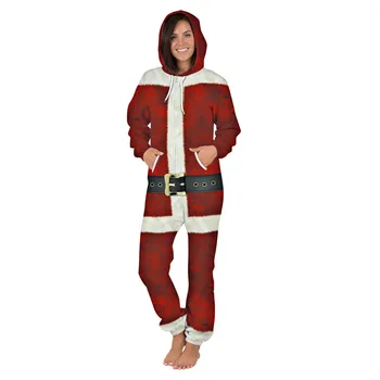 2019 Santa Claus clothes Men One-piece Garment Pajama Playsuit Zipper Hoodie Male Onesie 3D Print Jumpsuit Streetwear Overalls
2019 Santa Claus clothes Men One-piece Garment Pajama Playsuit Zipper Hoodie Male Onesie 3D Print Jumpsuit Streetwear Overalls