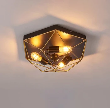 HAIXIANG Iron Polygon Ceiling Lamp Hallway Bedroom Lighting Flush Drom Lights Fixtures
HAIXIANG Iron Polygon Ceiling Lamp Hallway Bedroom Lighting Flush Drom Lights Fixtures
