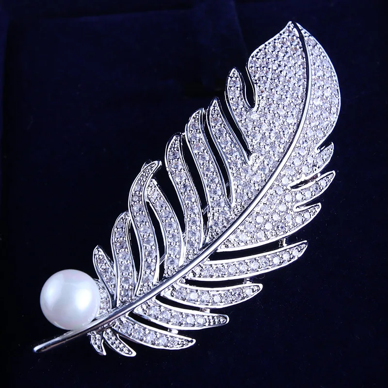 Fashion Hot Sales Korean-style Delicacy Feather Brooch Women's Top Grade Business Suit Corsage Elegant Clothing Brooch Accessori
Fashion Hot Sales Korean-style Delicacy Feather Brooch Women's Top Grade Business Suit Corsage Elegant Clothing Brooch Accessori