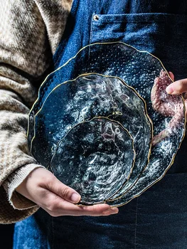 Japanese creative glass fruit plate vegetable salad plate dessert dessert plate household breakfast plate vegetable plate L
Japanese creative glass fruit plate vegetable salad plate dessert dessert plate household breakfast plate vegetable plate L