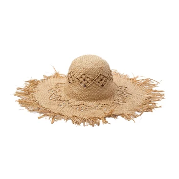 Fashion Wide Brim Large Fields Straw Hats For Women Hollow Out Ladies Beach Sun Hats Fluff Floppy Summer Caps Boater 
Fashion Wide Brim Large Fields Straw Hats For Women Hollow Out Ladies Beach Sun Hats Fluff Floppy Summer Caps Boater