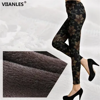 VIIANLES Women's Pants New Arrival Plus Velvet Leggings Winter Printing Flowers Style Women High-elastic Plus Size Legging
VIIANLES Women's Pants New Arrival Plus Velvet Leggings Winter Printing Flowers Style Women High-elastic Plus Size Legging
