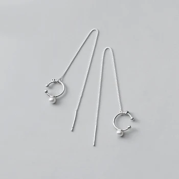 Real 925 Sterling Silver seashell Pearl Ear Cuff Wrap Earrings Cute Pierced Chain Tassel Earrings for Women Birthday Gifts
Real 925 Sterling Silver seashell Pearl Ear Cuff Wrap Earrings Cute Pierced Chain Tassel Earrings for Women Birthday Gifts