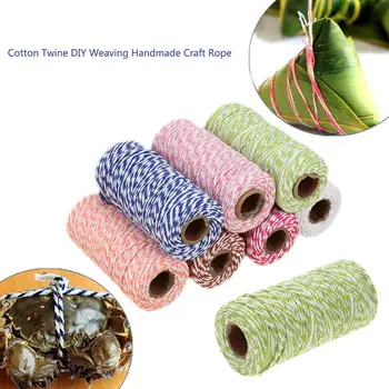 1 Roll 100m 2mm 2Ply Cotton Twine String Cord Rope for DIY Weaving Handmade Craft Thread Gift Wrapping Scrapbooks Dropshipping
1 Roll 100m 2mm 2Ply Cotton Twine String Cord Rope for DIY Weaving Handmade Craft Thread Gift Wrapping Scrapbooks Dropshipping