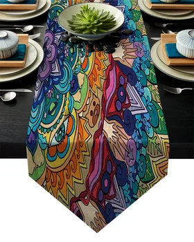 Colorful Mandala Abstract Table Runner Table Flag Home Party Decorative Tablecloth Table Runners
Colorful Mandala Abstract Table Runner Table Flag Home Party Decorative Tablecloth Table Runners