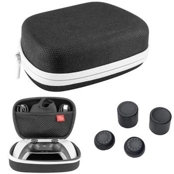 For Playstation 5 PS5 PS4 Controller Carrying Storage Bag Hard Eva Shell Case Gamepad Protective Guard With 4pcs Thumb grip caps
For Playstation 5 PS5 PS4 Controller Carrying Storage Bag Hard Eva Shell Case Gamepad Protective Guard With 4pcs Thumb grip caps