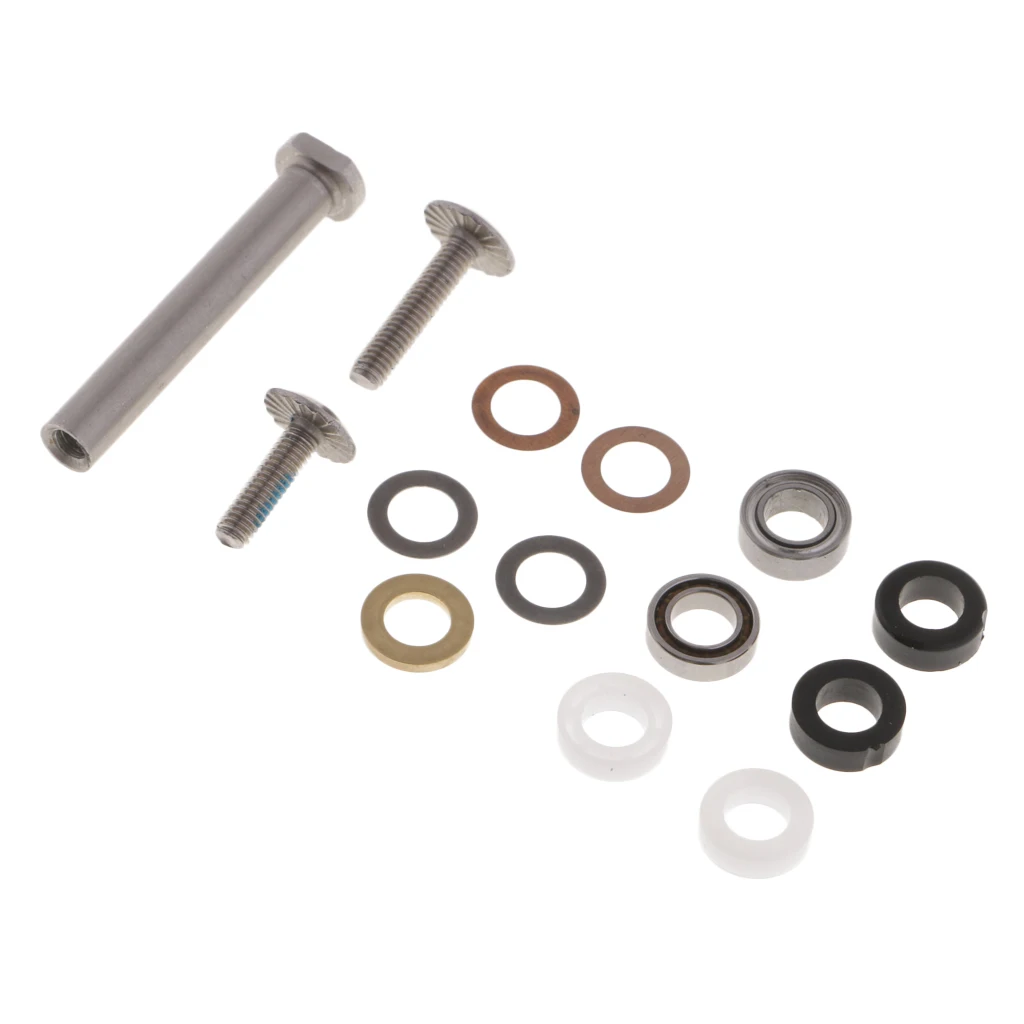 4 x 7mm Fishing Reel Handle Knob Component Parts with Bearings, Washers, Screws 4 x 7mm Fishing Reel Handle Knob Component Parts with Bearings, Washers, Screws