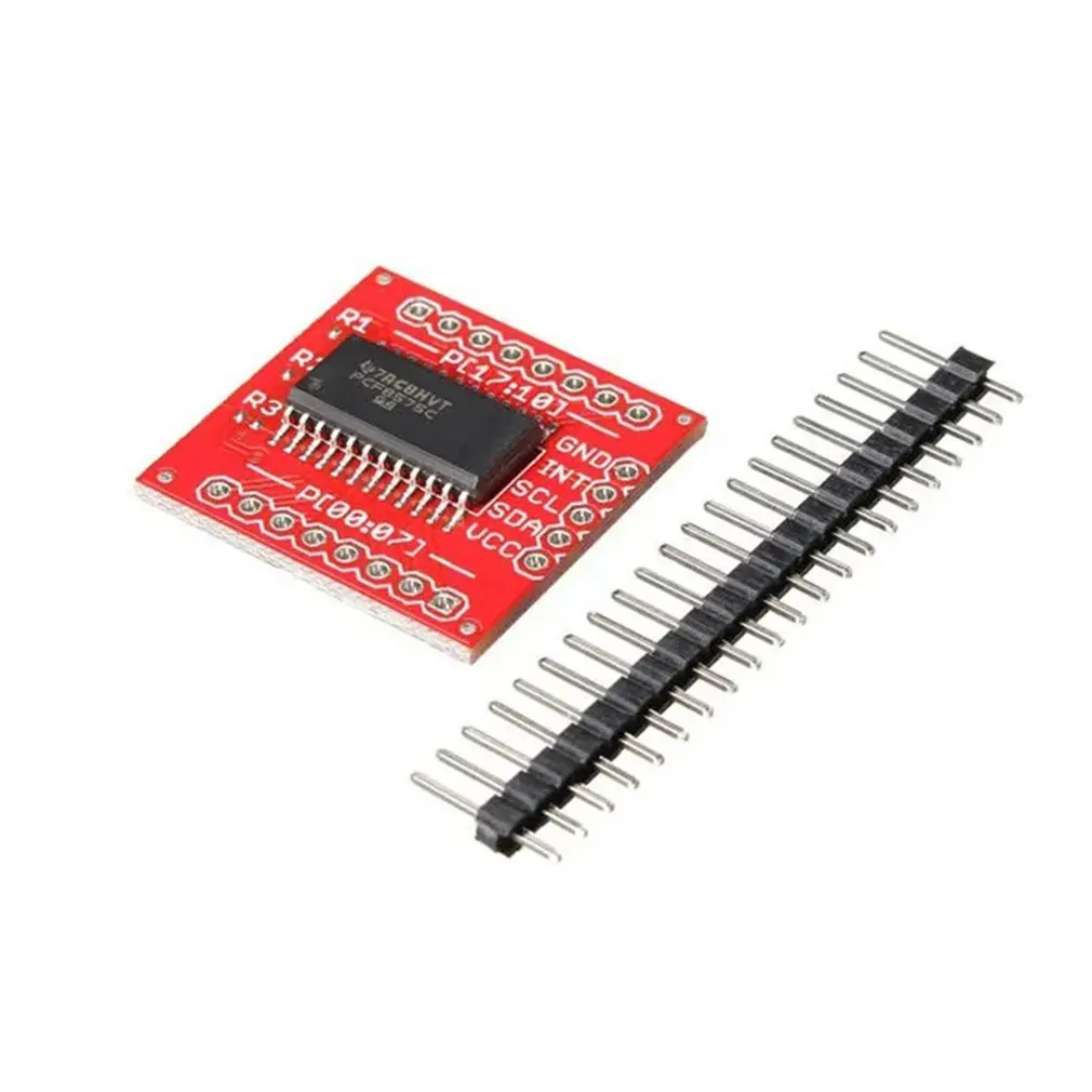 Red Pcf8575 Expansion Board I2c Communication Control 16 Io Port Development Board
Red Pcf8575 Expansion Board I2c Communication Control 16 Io Port Development Board