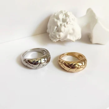 Peri'sBox Gold Silver Color Textured Chunky Circle Rings Carved Geometric Rings for Women Minimalist Ring Trendy Jewelry 2020
Peri'sBox Gold Silver Color Textured Chunky Circle Rings Carved Geometric Rings for Women Minimalist Ring Trendy Jewelry 2020