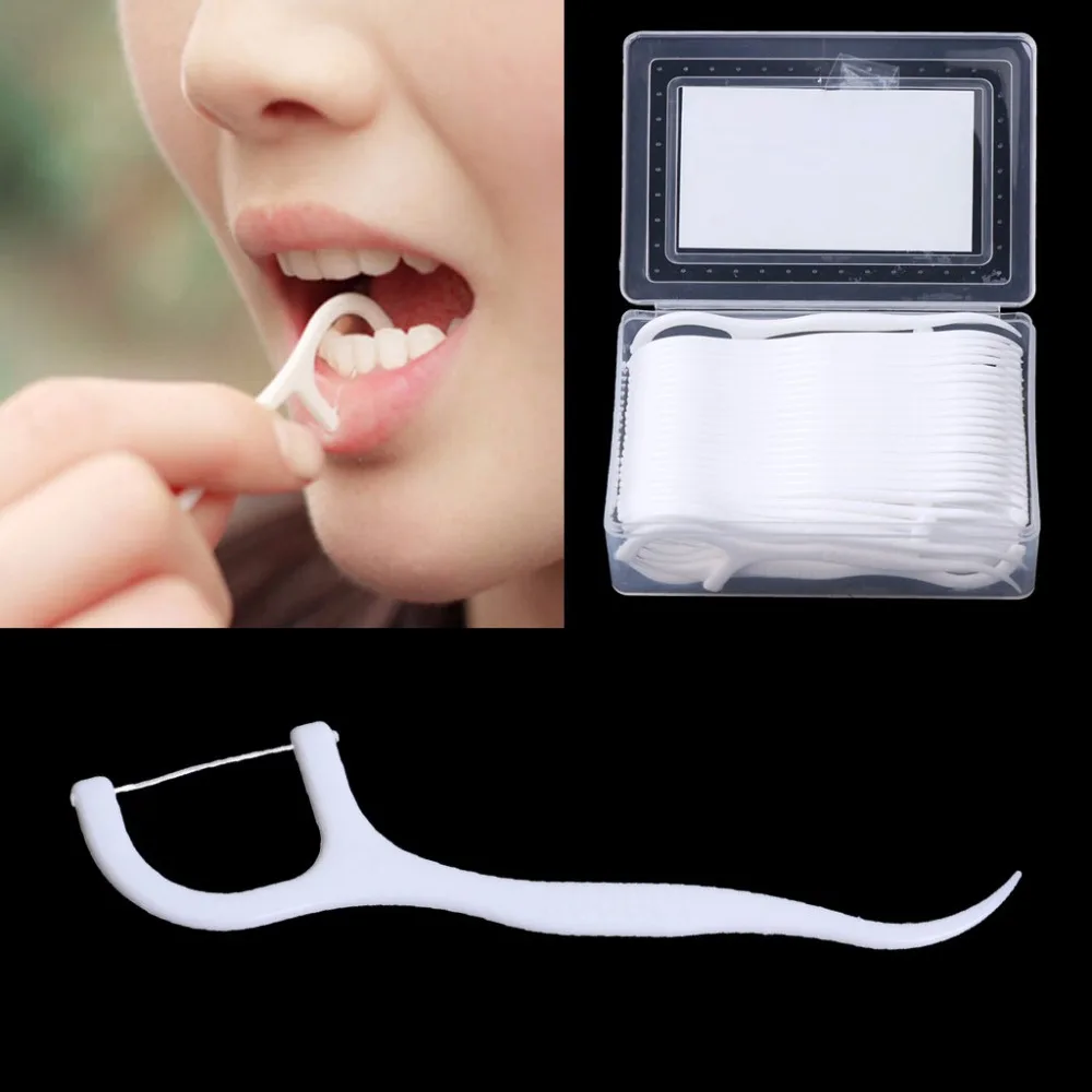 50pcs 7.5 Dental Floss Flosser Picks Teeth Toothpicks Stick Tooth Clean Oral Care
50pcs 7.5 Dental Floss Flosser Picks Teeth Toothpicks Stick Tooth Clean Oral Care
