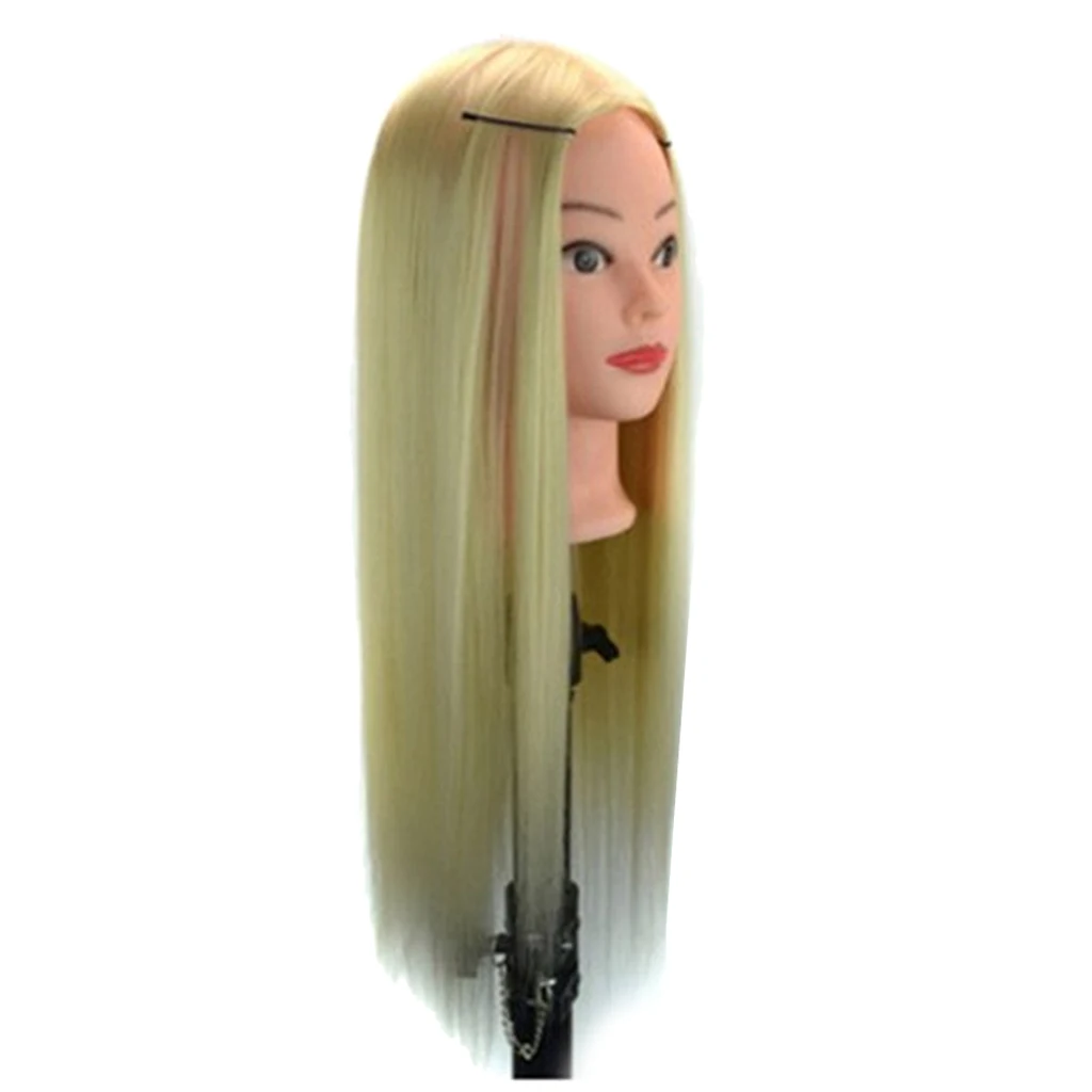 23'' Hair Styling Mannequin Head Training Cosmetology Doll Head w/ Clamp Gray 23'' Hair Styling Mannequin Head Training Cosmetology Doll Head w/ Clamp Gray